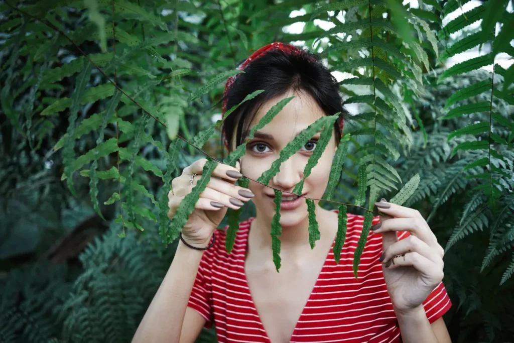 Maconha mulher calma