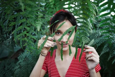 Maconha mulher calma